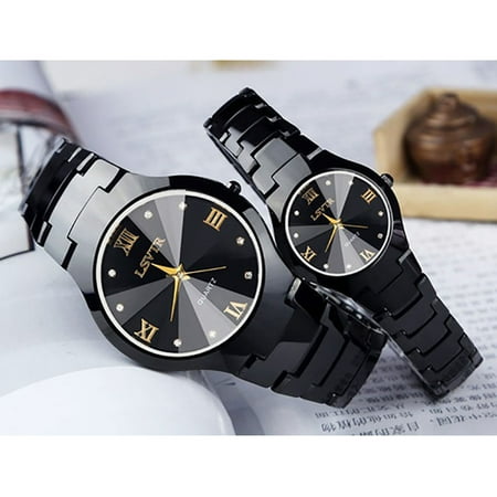 Couple Watch - Fashion Creative Luxurious watches women watch waterproof ms han edition contracted watch male couple watches a quartz expression