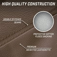thumbnail image 5 of GoSports 8 ft Premium Leatherette Pool Table Cover - Waterproof & Tearproof - Heavy Duty Indoor & Outdoor Billiard Table Cover - Brown, 5 of 5