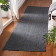 thumbnail image 2 of SAFAVIEH Braided Gino Distressed Machine Washable Reversible Runner Rug, Black, 2'3" x 14', 2 of 8