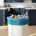 thumbnail image 6 of BlinkLLX Trash Can Bands Set of 6, Fits 13 to 32 Gallon Cans, Hongmed Elastic Rubber Bands for Kitchen/Office/Garage, Secure Garbage Bags(Black/Blue/Green), 6 of 6