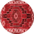 thumbnail image 1 of Ahgly Company Indoor Round Persian Red Traditional Area Rugs, 5' Round, 1 of 4