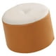 thumbnail image 5 of Taburete pequeño redondo relleno estable y cómodo taburete mueble reposapiés para Beige y naranja, 5 of 9
