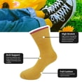 thumbnail image 3 of MERRYLIFE 3 Pairs Women Crew Socks Moisture Wicking Cotton Solid Socks Running Athletic Socks, 3 of 6