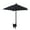 Black, variant on Eoperou Magnetic Phone Umbrella - Adjustable Flexible Anti-Reflective Universal Outdoor Car Mobile Phone Sun Shade