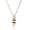 JDN0305040, variant on Enamel Berry Cherry/ Pineapple Pendant Stainless Steel Necklace - Gold-Tone Chain with Vibrant Fruit Charm, Elegant Summer Jewelry for Women