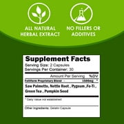 VH Nutrition FOLLIFORM DHT Blocker for Men & Women 1500mg - يدعم نمو الشعر الصحي ، فروة الرأس الصحية ، علاج تساقط الشعر الأقصى للقوة - 60 كبسولة