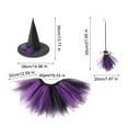 thumbnail image 2 of Nmdmisc Halloween Carnival Party COS Witch Dress Up Children's Witch Makeup Decoration, 2 of 4