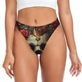 thumbnail image 1 of Fotbe Classical Rose Crown Skull Tanga Sin Costuras para Mujer con Estampado – Panties Invisibles, Transpirables y Cómodos para Uso Diario-X-Large, 1 of 6