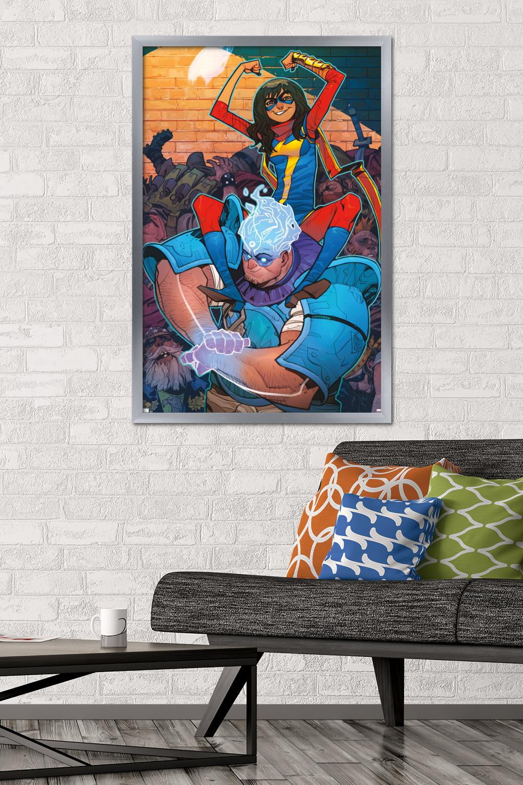 Marvel Comics - Ms. Marvel - Magnificent Ms. Marvel #13 Wall Poster, 22.375" x 34", Framed
