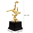 thumbnail image 2 of IBASETOY Soccer Athlete Trophy Cup Shape Trophy Multi 2-Pcs 7.1x3x3in, 2 of 8