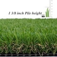 thumbnail image 6 of Artificial Grass (15 Square Feet), Realistic Fake Grass Deluxe Turf Synthetic Thick Lawn Pet Turf, 1 3/8” Height, Outdoor Decor, Customized, 6 of 6