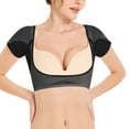 thumbnail image 2 of Tanghaowl Tank Tops for Women, Women's Solid Mesh Underarm Sweat Pad Vest Quick Drying Breathable Short Sleeved Absorbing Tank Black L, 2 of 6