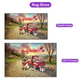 thumbnail image 5 of Be My Valentine's Siamese Truck Full of Love Flower Balloon Indoor Rug Cat Lover Kitten Owner Gifts Carpet Living Bed Room Sofa Home Decor - 02029, 5 of 5