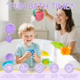 thumbnail image 2 of Juego de juguetes de baño AMCHSURI sin moho, 11 piezas, para bebés mayores de 12 meses, 2 of 7