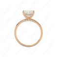 thumbnail image 2 of Cora Jewellery 2CT Hidden Halo Heart Moissanite Engagement Ring For Women, 10K Rose Gold, 2 of 5