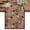 Mocha Brown Dark Brown, variant on Brown Coffee Cup Table Runner 48 Inches, Vintage Coffee Beans Love Heart Bed Runner Dresser Scarves Tabletop for Indoor Outdoor Parties/Ceremony/Banquet, 13" x 48"