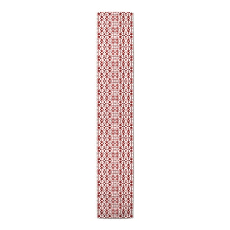

Creative Products Geometric Shibori Red 16x72 Poly Twill Table Runner