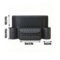 thumbnail image 3 of Car Seat Organizer Between Seats Leather Backseat Storage Bag • Multifunctional Car Organizer • Tissue Dispenser Cup Holders Mesh Pocket Auto Seat Back Hanging, 3 of 5