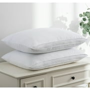 Peace Nest Gusseted Goose Feather Pillows Set of 2, King