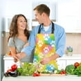 thumbnail image 6 of Colorful Paw Mothers day Kitchen Apron,Oven Mitt,Pot Holder,Towel,Birthday Gifts Set for Mom Wife Grandma, 6 of 6