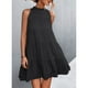 thumbnail image 1 of Vestido sin mangas,Vestido de cuello alto sin mangas con cuello halter para mujer Vestido de cuello alto Diseño revolucionario, 1 of 6