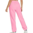 thumbnail image 4 of Dezsed Women's Sweatpants Casual Drawstring Sweat Pants Workout Athletic Joggers Pants Baggy Lounge Bottoms with Pockets Pink 2XL, 4 of 7
