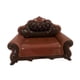 thumbnail image 3 of Sofá en miniatura, mini sillón, sofá, juego de simulación, accesorios de bricolaje, muebles en miniatura para habitación Respaldo marrón oscuro, 3 of 9