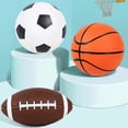 thumbnail image 1 of Lubelski Football Toy Durable Waterproof Lightweight Interesting Mini Exercise PVC Kids School Backyard Games Basketball Soccer Birthday Gift, 1 of 8