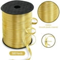 thumbnail image 2 of TONIFUL 500 Yards Curling Ribbon-Balloon Ribbon-Balloon String for Art&Craft Decor,Gift Wrapping,Ribbons and Bows for Christmas New Year Birthday Gifts Supplies (Gold), 2 of 10
