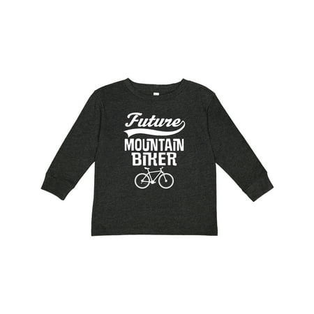 

Inktastic Future Mountain Biker Gift Toddler Boy or Toddler Girl Long Sleeve T-Shirt