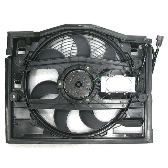 Agility Auto Parts 6013105 A/C Condenser Fan Assembly for BMW Specific Models