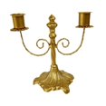 thumbnail image 3 of Candelabro de 2 brazos, candelabro de hierro, soporte para velas de pilar para mesa de eventos, cumpleaños, bodas, 3 of 9