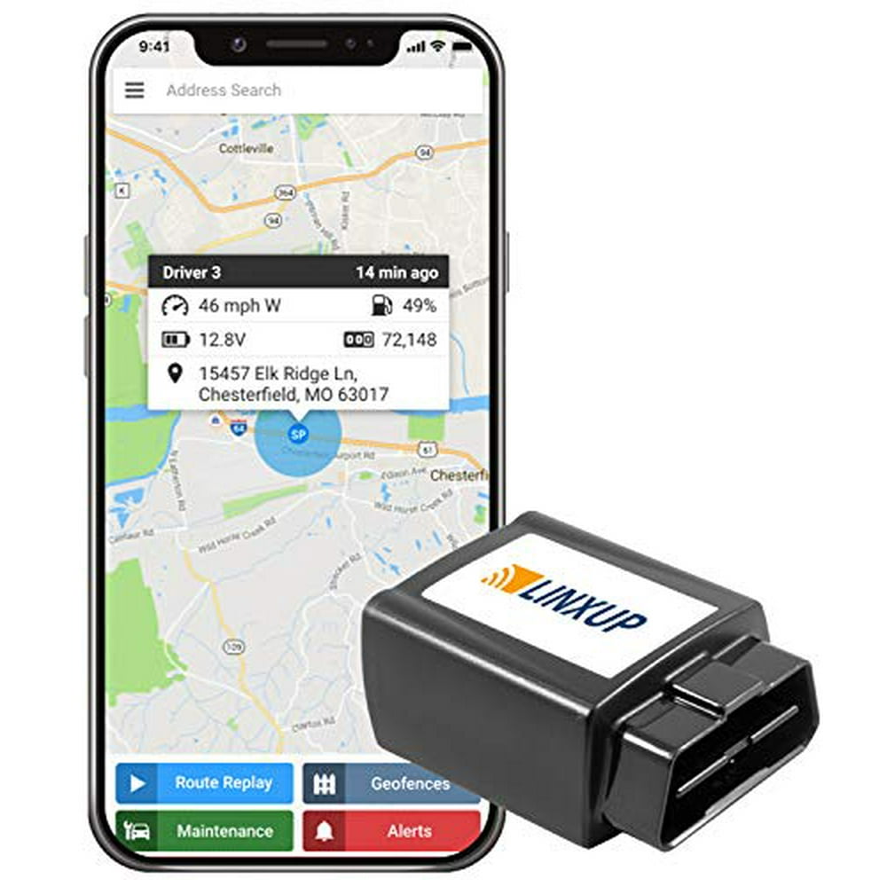 Linxup GPS Car Tracker, Vehicle Tracker and Monitoring System with Real