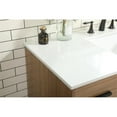 thumbnail image 4 of Elegant Decor Eugene 48" Aluminum MDF Single Bathroom Vanity in Walnut Brown, 4 of 8