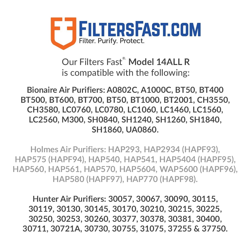 Filters Fast Compatible Replacement for Whirlpool 1183054 Air Purifier Filter