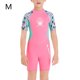 thumbnail image 2 of Sela de buceo 2.5mm Neopreno Durable manga corta pantalones cortos niños niños trajes de buceo Mono surfeando Cuerpo fresco Sensación de trajes de trabajo Rosa M sidaley OD003680-02, 2 of 7