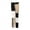 Black, variant on Gupgi Women Patchwork Pants Vintage Color Block Denim Jeans Pencil Trousers