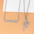 thumbnail image 2 of Tendencias de moda collar de serpiente para mujer collar de serpiente de oro collar de héroe amante, 2 of 5