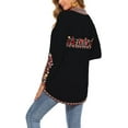 thumbnail image 5 of Embroidered Tops Long Sleeve Women's Mexican Boho Peasant Casual Loose Tunics Fall Blouse Shirts for Women, 5 of 7