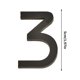 thumbnail image 3 of Xihbxyly Placas de Matrícula Acrílicas, Elegante Decoración de Pared con Diseño En Negro, Letreros con Nombre con Acabado Pulido y Duradero, Adhesivo de Fácil Aplicación, Personalización para Oficina, 3 of 3