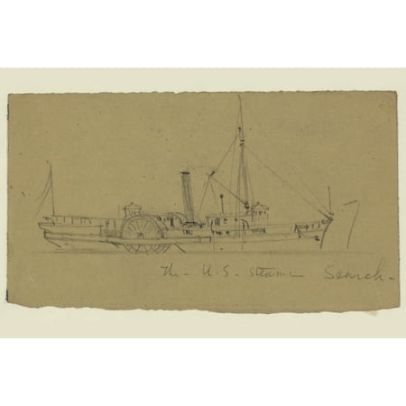 

Print: The U.S. Steamer Search. circa 1860