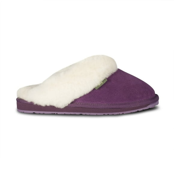 Cloud Nine Sheepskin Indoor Outdoor Scuff House Slippers for Women - Genuine Sheepskin Slip-on Slippers