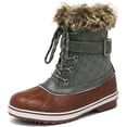 thumbnail image 1 of Dream Pairs Botas de nieve de invierno impermeables a media pantorrilla para mujer RIVER_3 Dream Pairs RIVER_3, 1 of 7