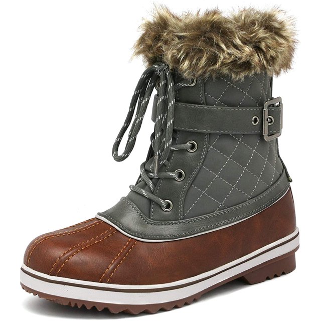 Dream Pairs Botas de nieve de invierno impermeables a media pantorrilla para mujer RIVER_3 Dream Pairs RIVER_3