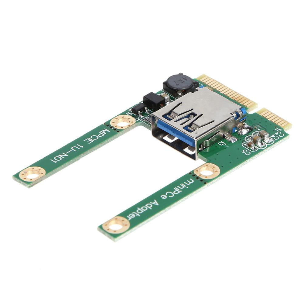 Winnereco Mini PCI-E to USB3.0 PCI Express Card PCI-E to 3.0 Expansion Card - Walmart.com