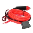 thumbnail image 4 of Tira de LED para coche de 5 m/16,4 pies, con control de encendedor de cigarrillos, luz ambiental luminosa para interior de coche, CC 12 V, color rojo, 4 of 14