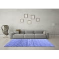 thumbnail image 3 of Ahgly Company Indoor Rectangle Abstract Blue Modern Area Rugs, 5' x 8', 3 of 4