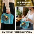 thumbnail image 6 of HELLHERO Seal Portable Bible Cover Case for Daily Use Daily Life, Polyester Fabric Quilted Bible Cover with Handle, 6 of 9