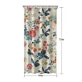 thumbnail image 5 of Pioneer Flower Floral Print Pattern Shower Curtain 36"x72" ,Bathroom Decorative Shower Curtains Set with 12 Hooks,Modern Waterproof Washable Shower Curtain, 5 of 6