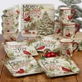 thumbnail image 2 of certified International Evergreen christmas 16pc Dinnerware, Service for 4, Multicolored, 2 of 7